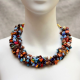 Handcrafted Jewelry Multicolor Stone Dori Necklace